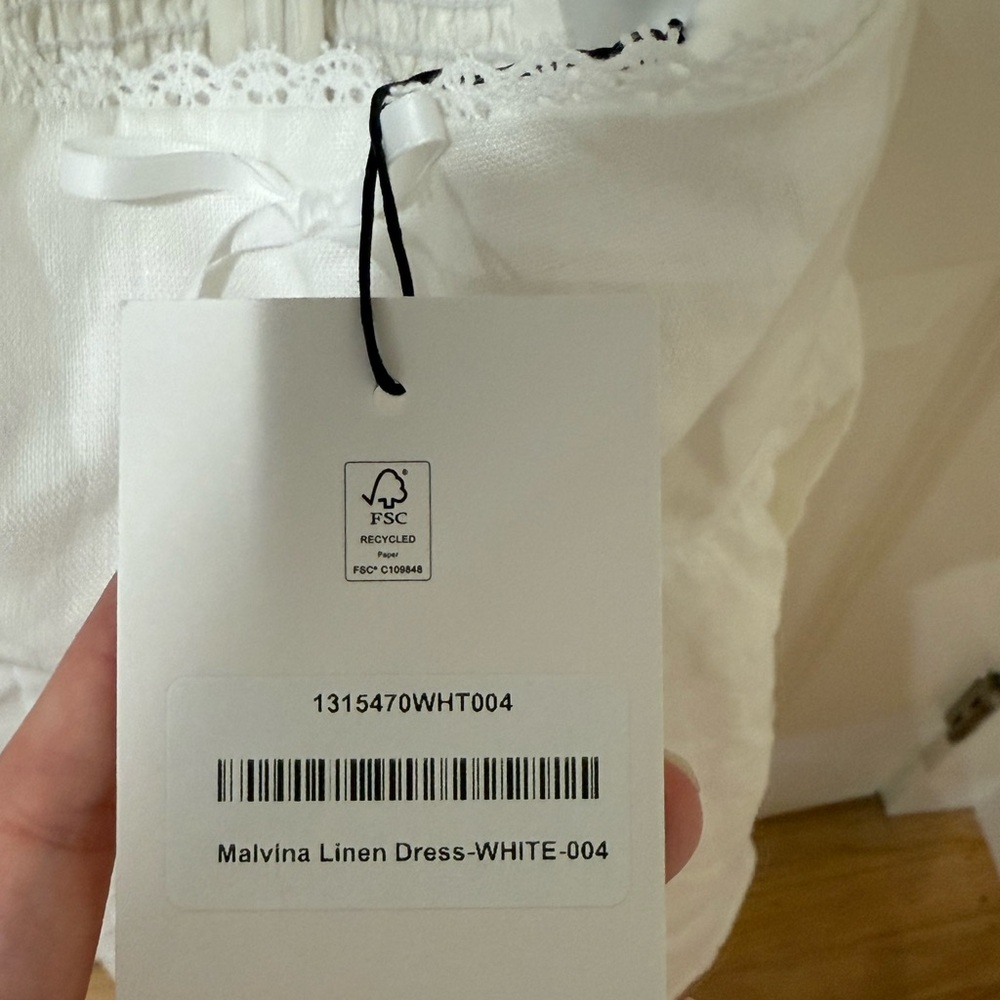 Reformation Malvina Linen Dress NWT - Picture 6 of 6